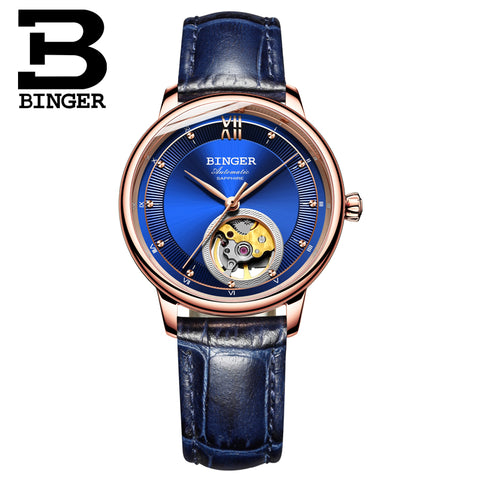 Image of Binger Swiss Ultra thin Super Luxury Tourbillon Men Watch B 1108