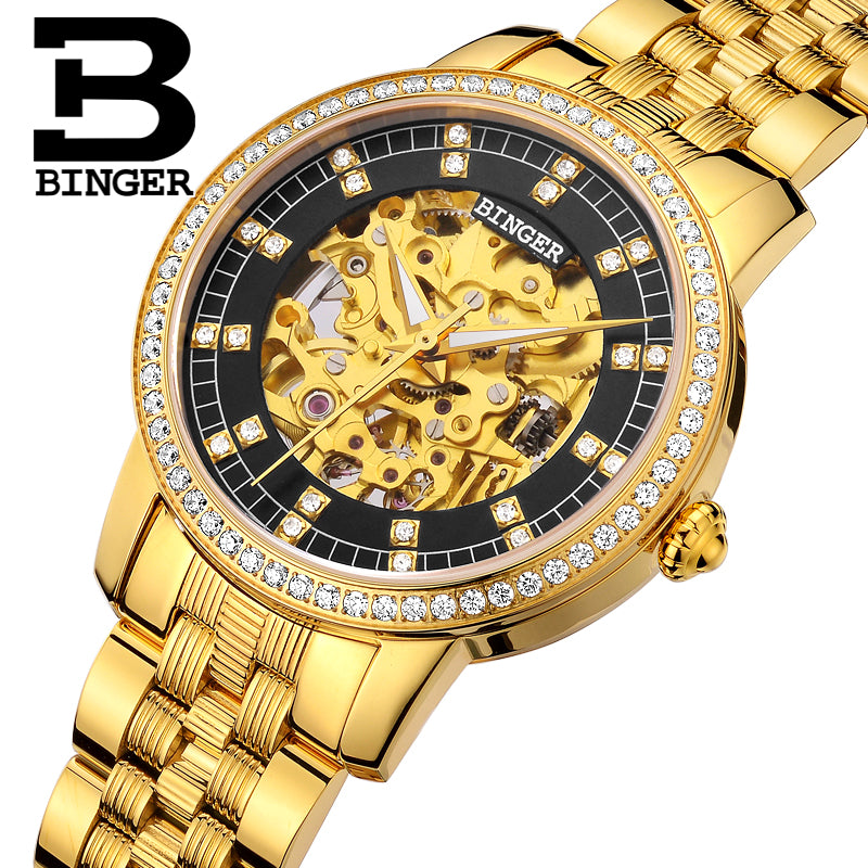 Binger Swiss Mechanical Miyota Luxury Men Watch B 5051
