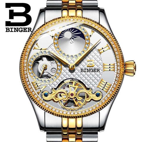 Image of Binger Swiss Unique Mechanical Watch Men B 1175