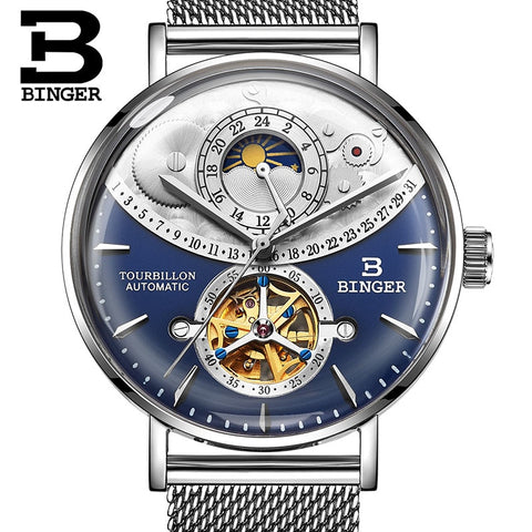 Image of Binger Swiss Exquisite Mechanical Watch Men B 10002