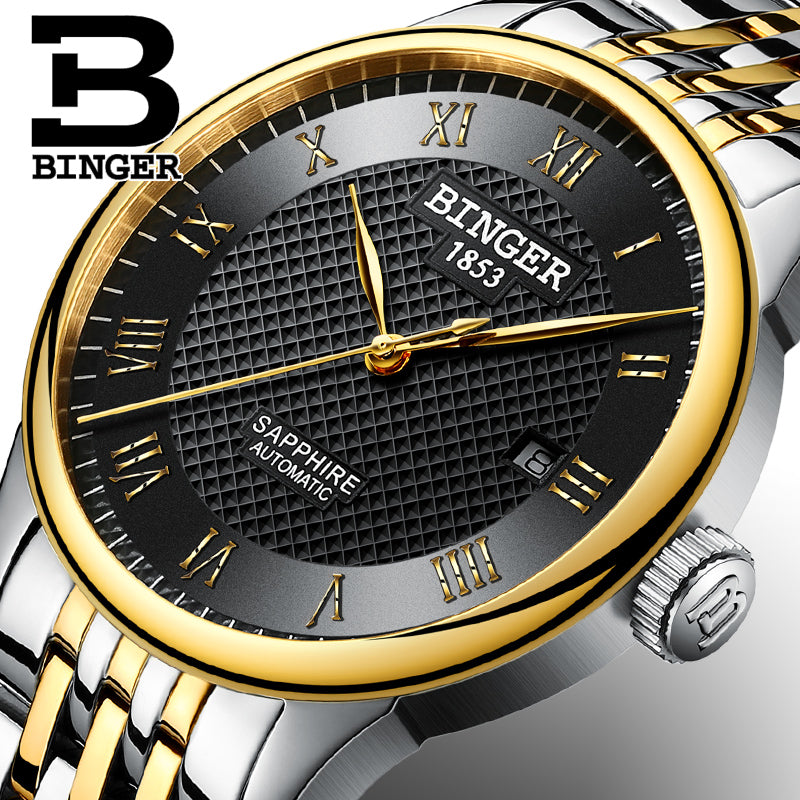Binger Swiss Royal Mechanical Watch Men B 671