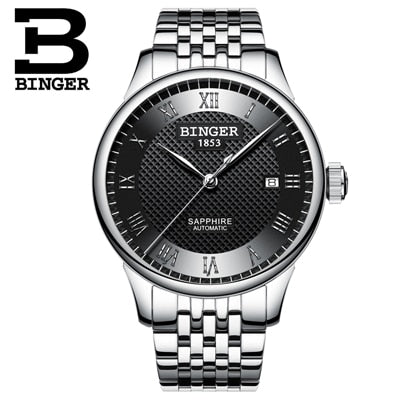 Binger Swiss Royal Mechanical Watch Men B 671