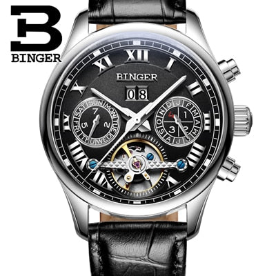 Image of Binger Swiss Tourbillon Mechanical Men's Watch B 8602