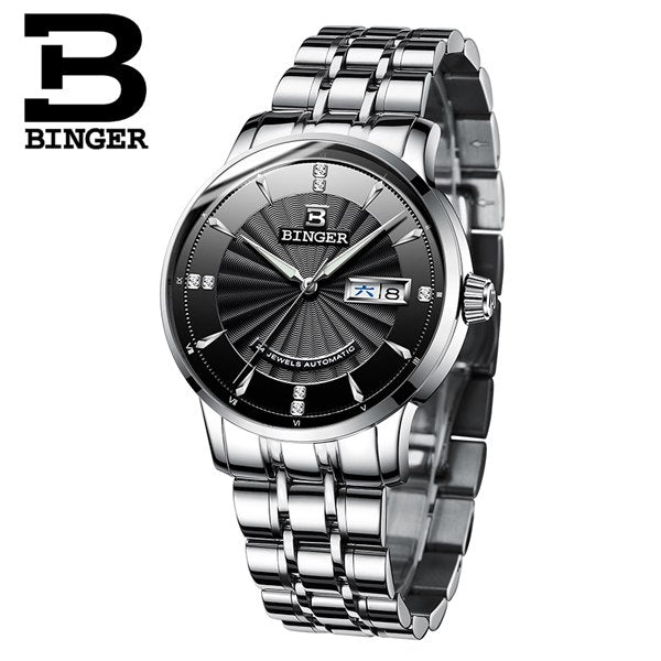 Binger Swiss Mechanical Watch Men B 1176
