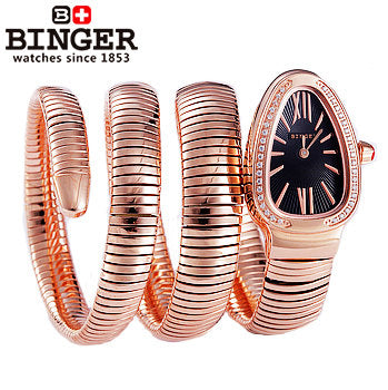 Image of Binger Swiss Snake Quartz Watch Women B 6900