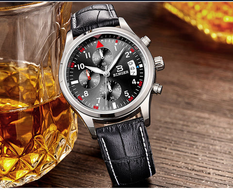 Image of Binger Swiss Quartz Watch Men B 9202