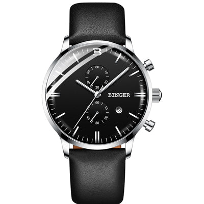 Image of Binger Swiss Chronograph Quartz Watch Men B 1212